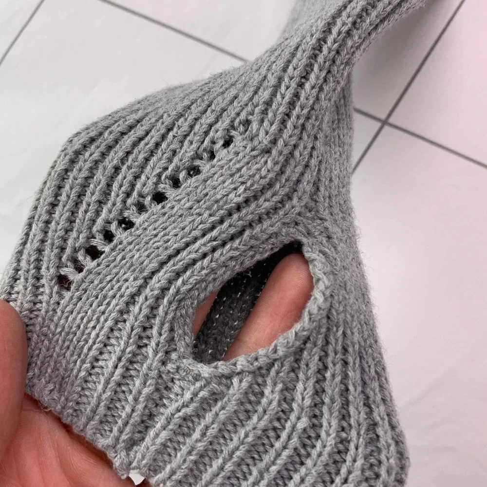 Lululemon the Sweater the Better Heathered Gray Crew Neck Size 4 Yoga Pilates - Picture 5 of 8